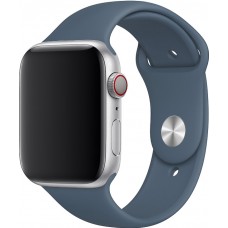 Bracelet sport en silicone bleu gris - Apple Watch 42mm / 44mm / 45mm