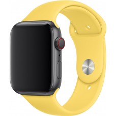 Bracelet sport en silicone jaune - Apple Watch 38mm / 40mm / 41mm