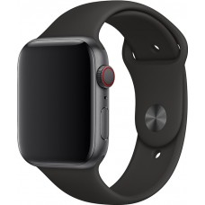 Bracelet sport en silicone noir - Apple Watch 38mm / 40mm / 41mm