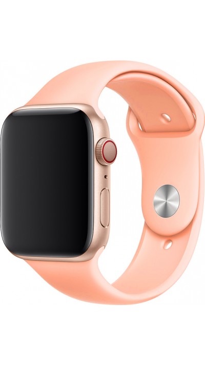 Bracelet sport en silicone rose pêche - Apple Watch 38mm / 40mm / 41mm