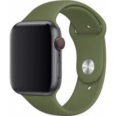 Bracelet sport en silicone vert kaki - Apple Watch 38mm / 40mm / 41mm