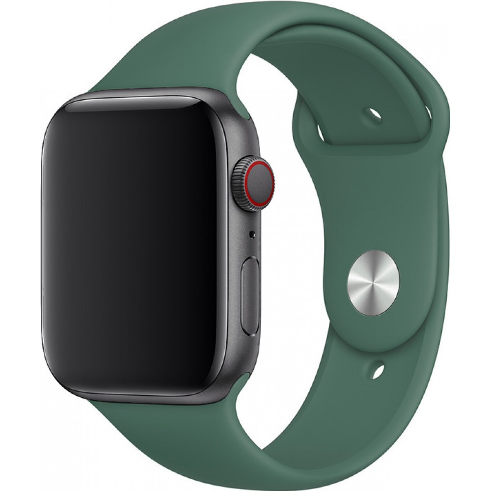 Bracelet sport en silicone vert pétrole - Apple Watch 38mm / 40mm / 41mm