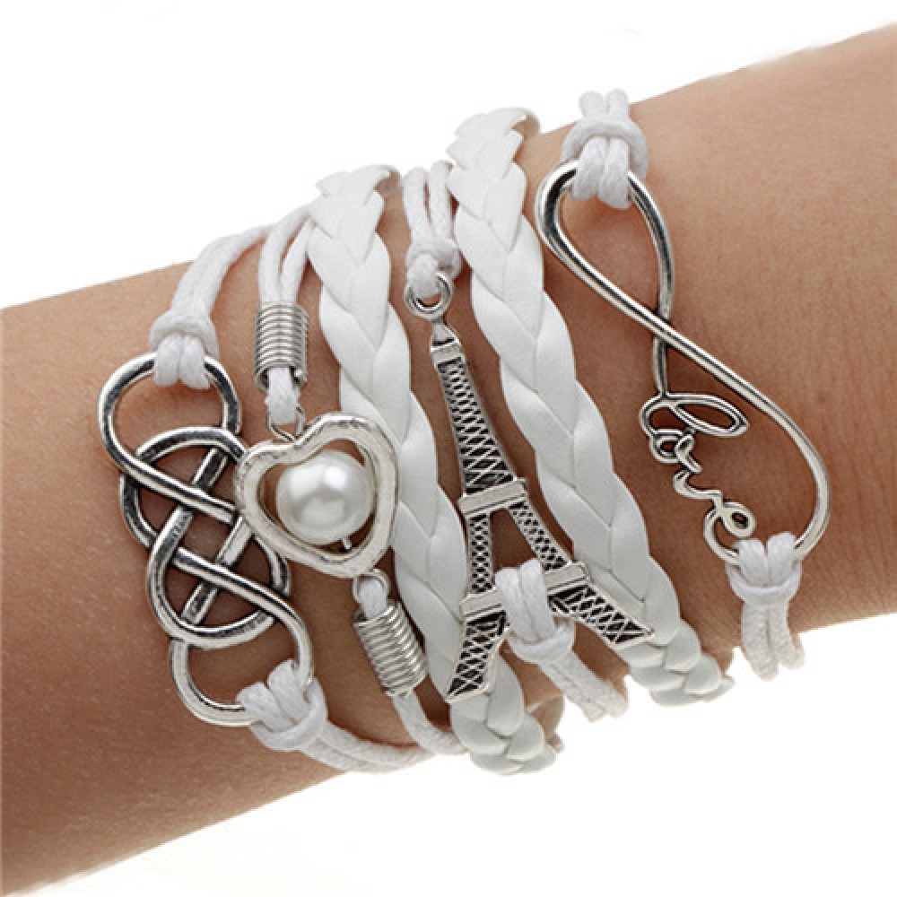 Armband sweet Tour Eiffel - Weiss