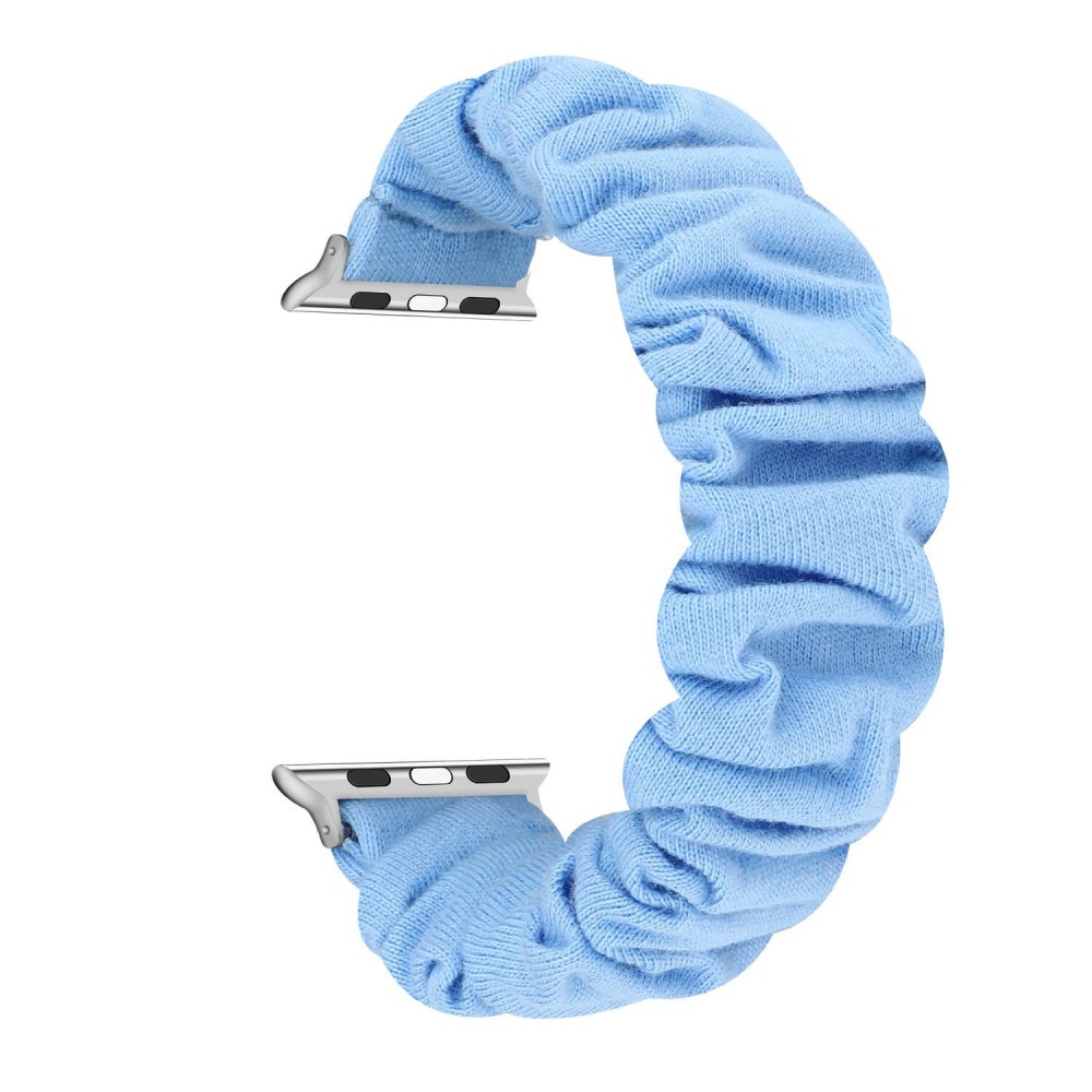 scrunchies Stoffarmband blau - Apple Watch 42mm / 44mm / 45mm