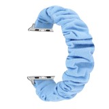 Bracelet tissu chouchous bleu - Apple Watch 38mm / 40mm / 41mm