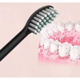 Brosse à dents électrique avec différents programmes de nettoyage + 4 brossettes - Noir