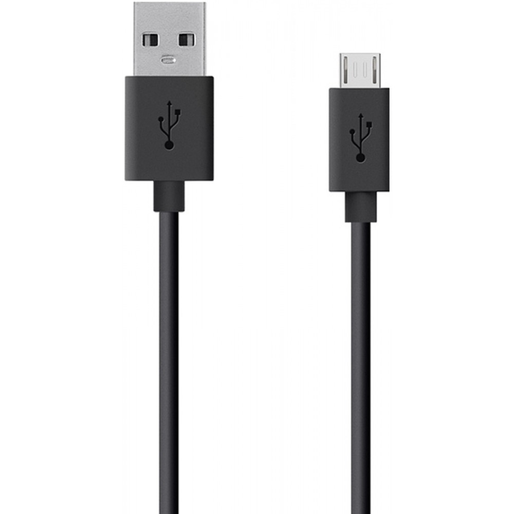 Ladekabel (30 cm) Micro USB auf USB-A - Schwarz