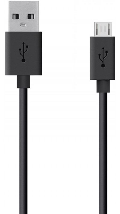 Câble chargeur (30cm) Micro-USB vers USB-A - Noir