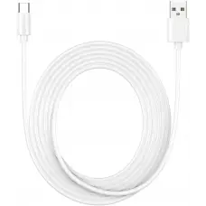 Long câble chargeur (3 mètres) USB-C vers USB-A - PhoneLook - Blanc