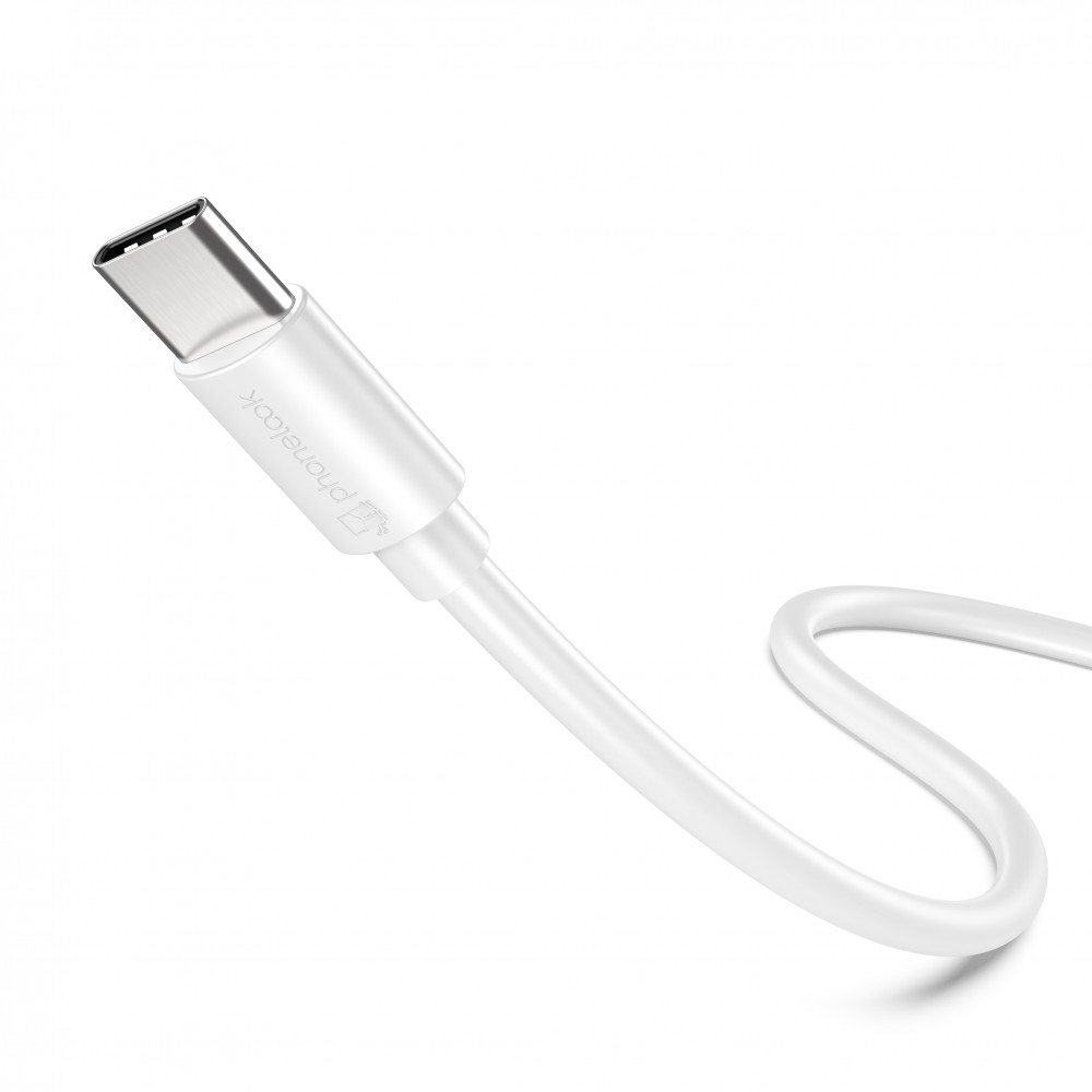 Langes Ladekabel (3 Meter) USB-C auf USB-A - PhoneLook - Weiss