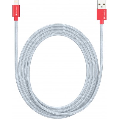 Câble Lightning (1.5 m) iPhone vers USB - Nylon argent PhoneLook