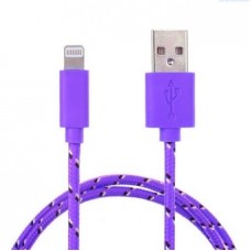 Câble Lightning corde violet iPhone