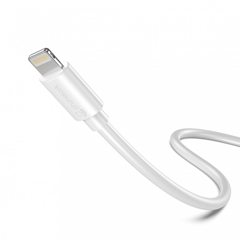 Câble Lightning iPhone USB (1 m) - PhoneLook - Blanc