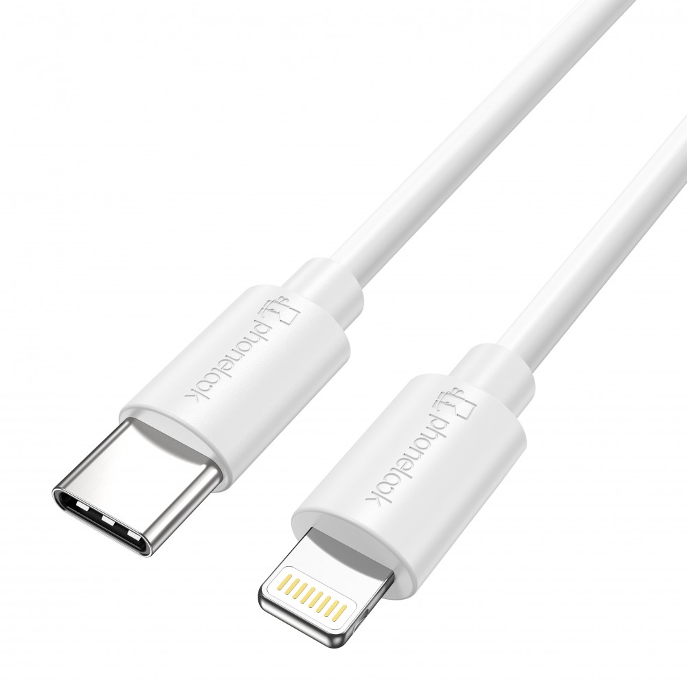 iPhone Kabel (3 m) Lightning auf USB-C - PhoneLook - Weiss