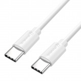 Câble USB-C vers USB-C (3 m) - PhoneLook - Blanc