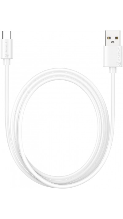 Câble USB vers USB-C (1 m) - PhoneLook - Blanc