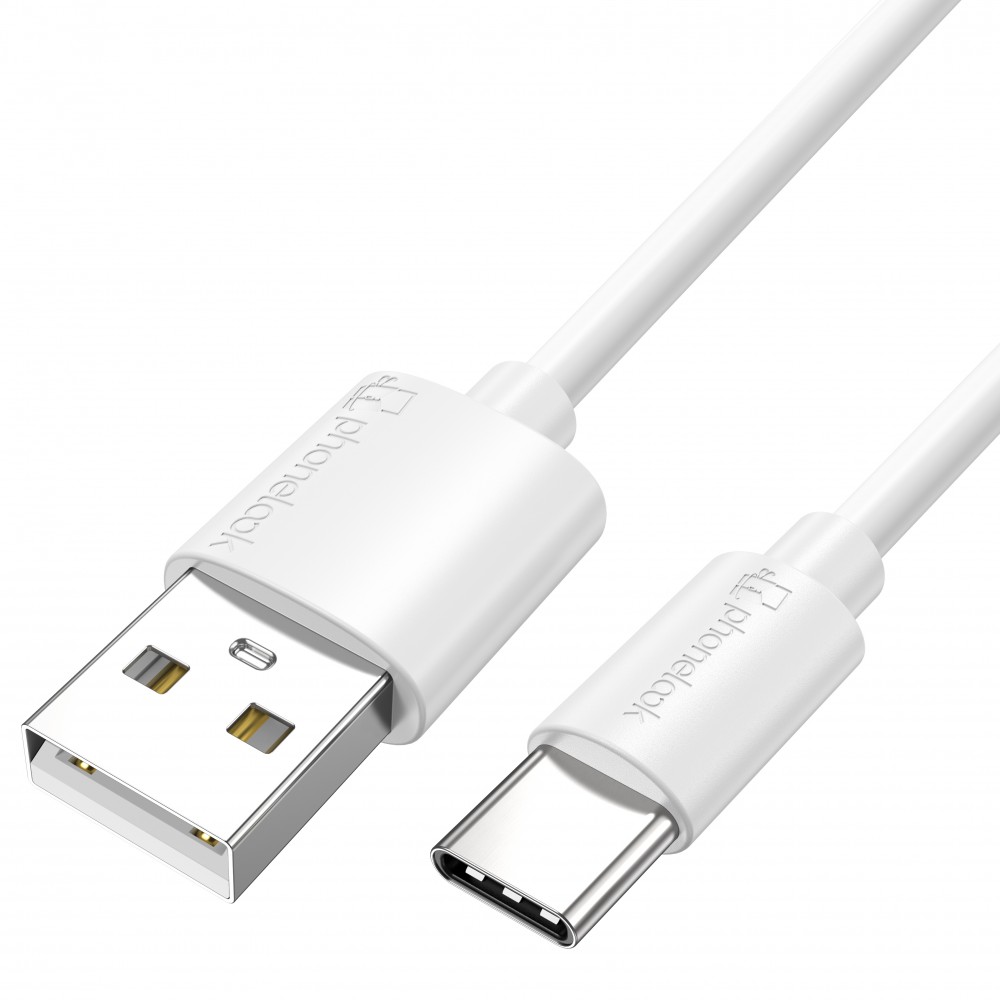 Câble USB vers USB-C (1 m) - PhoneLook - Blanc