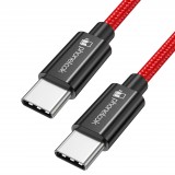 Câble chargeur (2 m) USB-C vers USB-C - Nylon PhoneLook