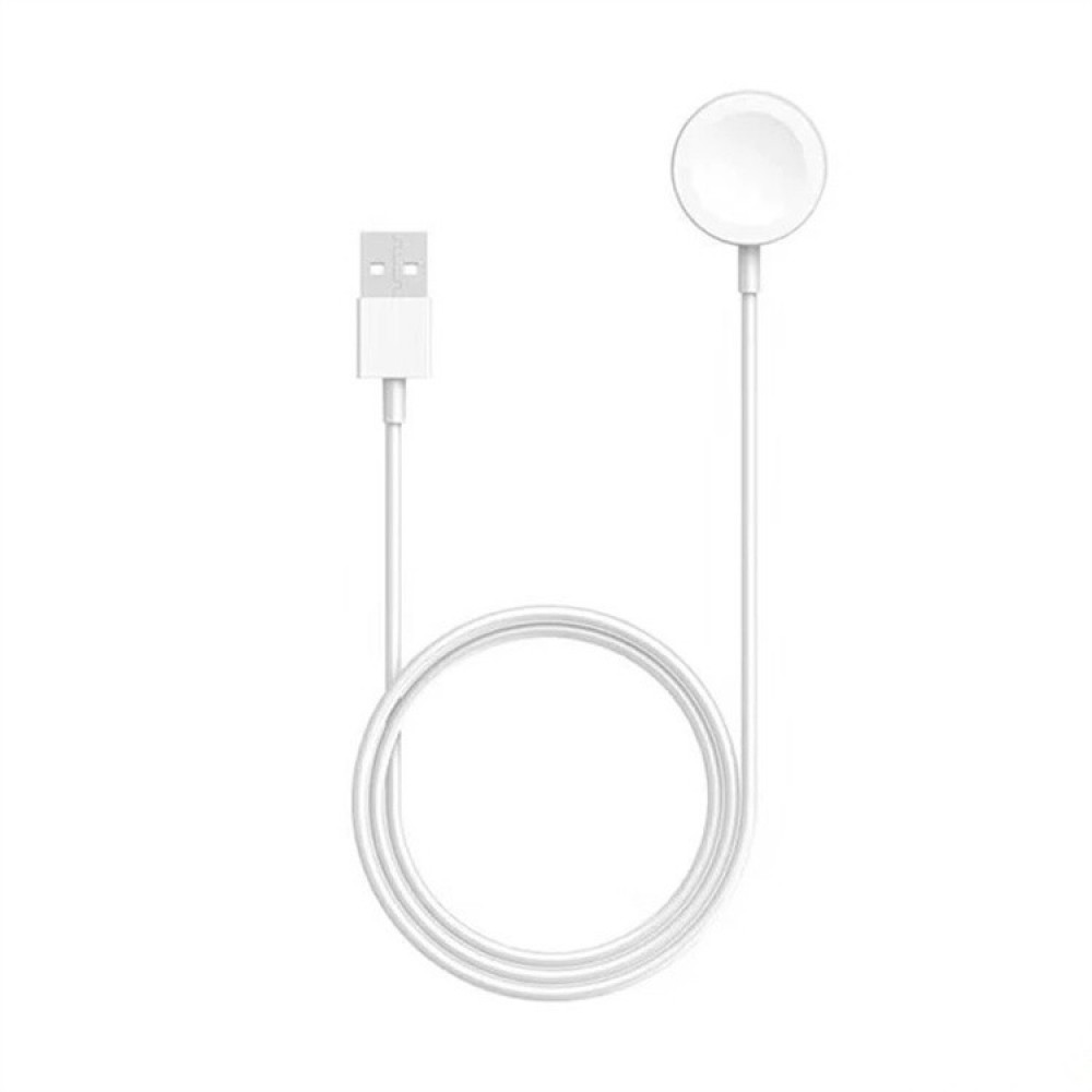 Câble de charge magnétique pour Apple Watch Smart Docking Station USB-A - Blanc