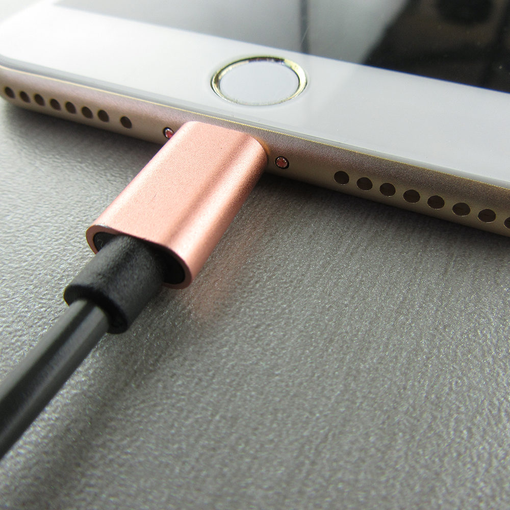 Ausziehbares und flexibles iPhone Ladekabel - Lightning auf USB-A - Schwarz