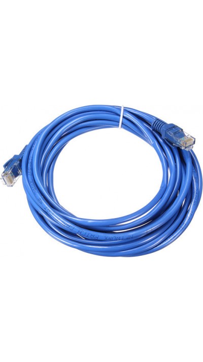 Câble réseau Ethernet RJ-45 (5 m) - Bleu