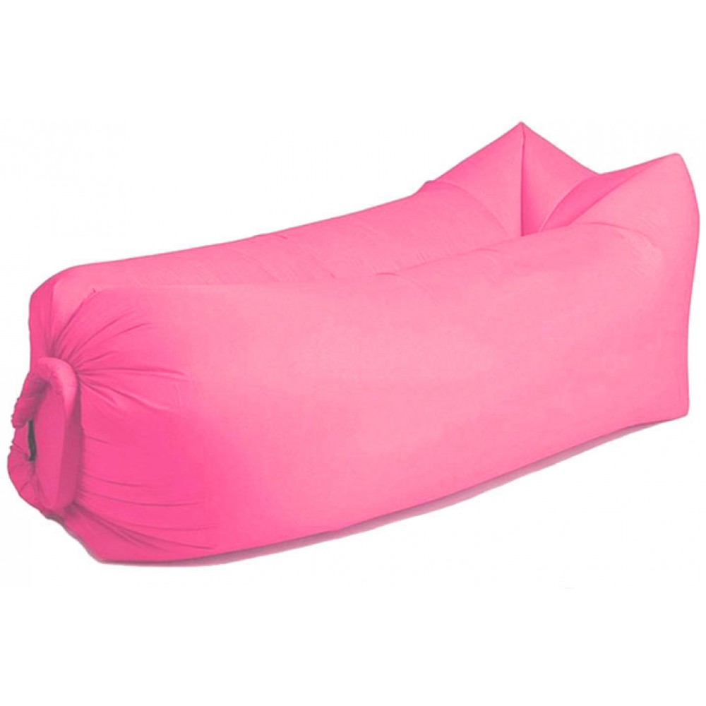 Canapé gonflable pour la plage et la piscine avec sac de transport pour le voyage - Rose clair