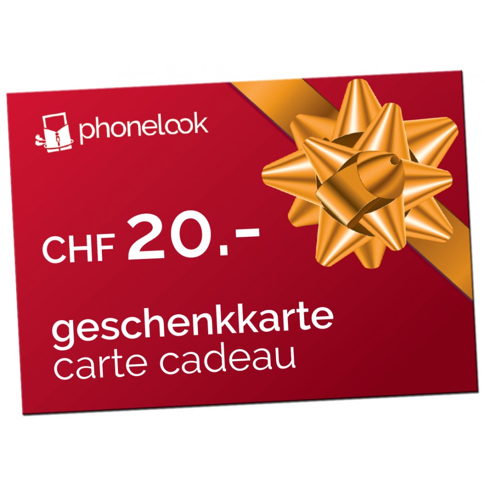 Carte cadeau CHF 20.-