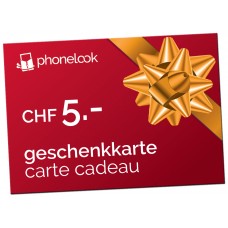 Carte cadeau CHF 5.-
