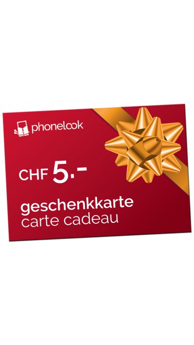 Carte cadeau CHF 5.-