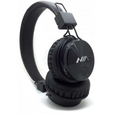 NIA X3 - Kabellose Bluetooth Kopfhörer On-Ear tiefer Bass Inkl. AUX/SD Karten Anschluss - Schwarz