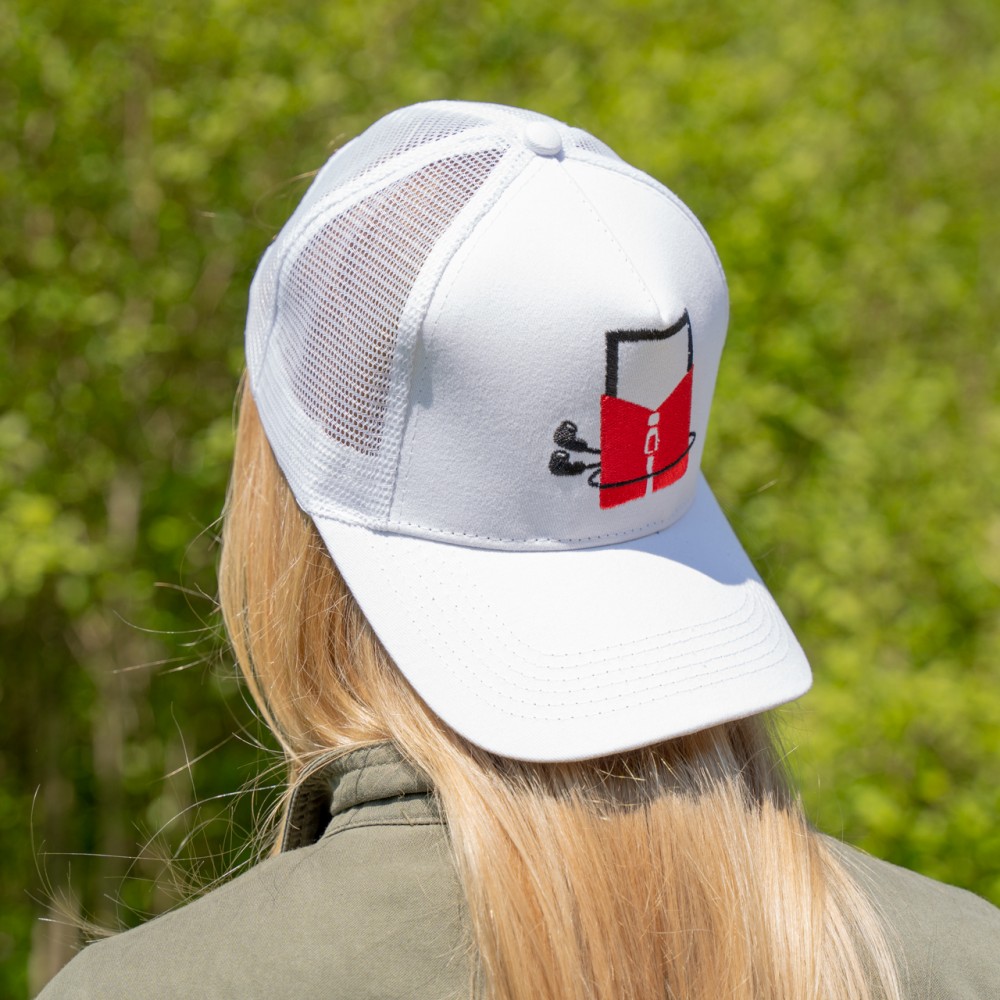 Sportliche Trucker Cap - Baseball Mütze Unisex grössenverstellbar PhoneLook - Weiss