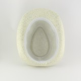Chapeau panama stetson blanc cassé 