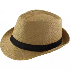 Chapeau panama stetson brun clair