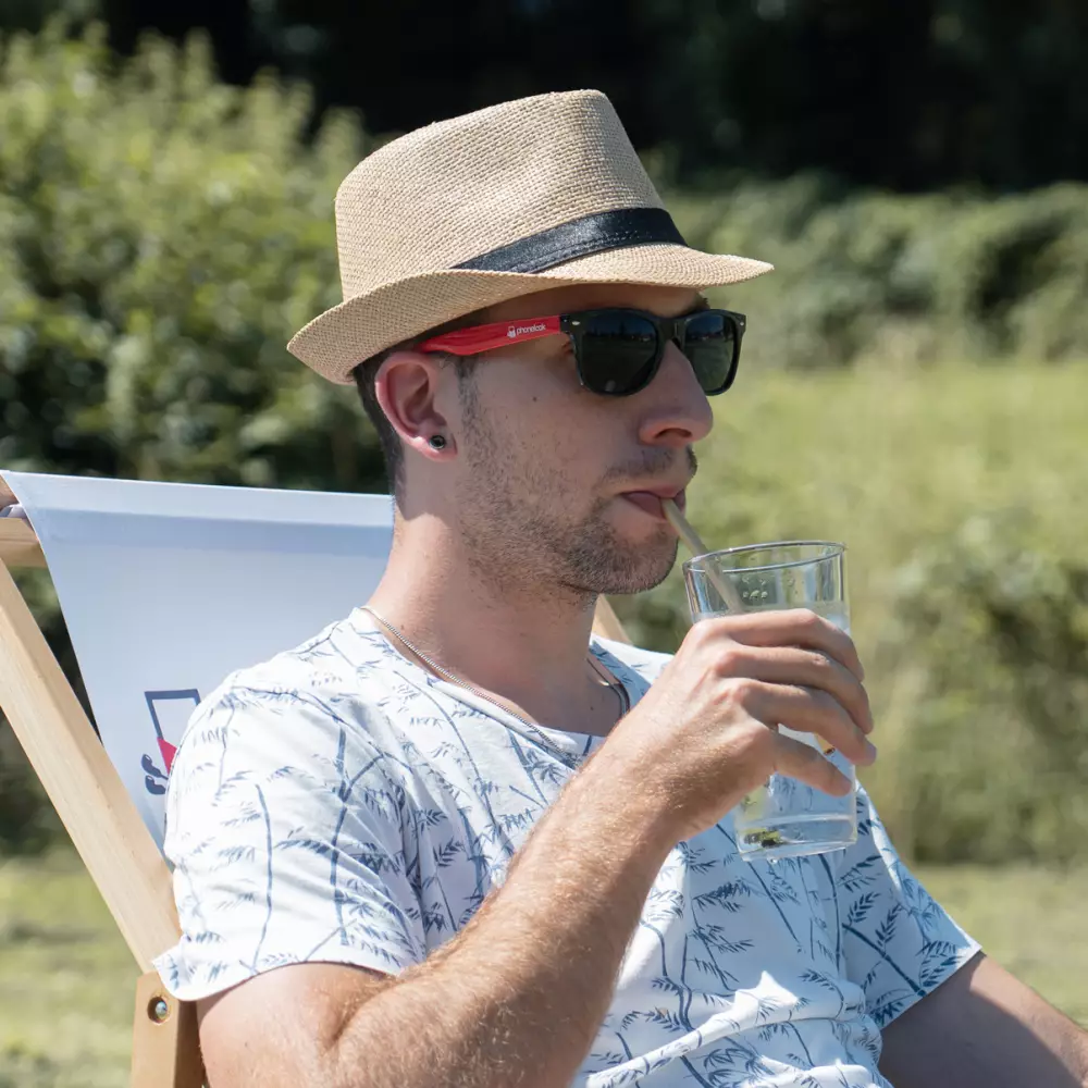 Chapeau panama stetson brun clair