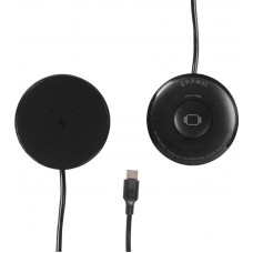 Magnetic wireless charger 15W 3 in 1 flache Ladestation für Apple Produkte - Schwarz