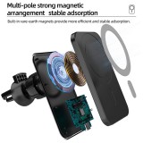 15W magnetischer Auto Wireless Charger für Apple MagSafe - Weiss