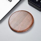 Station de charge sans fil Qi - Chargeur wireless Look Bois pour Smartphone - Walnut