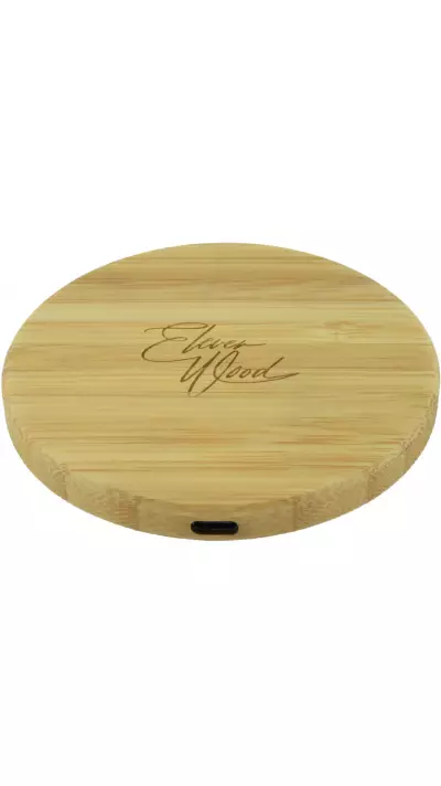 Chargeur sans-fil 10W Fast Charge en bois véritable Eleven Wood Bamboo