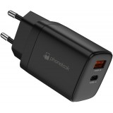 Chargeur secteur 20W USB et USB-C (Power Delivery) PhoneLook - Noir