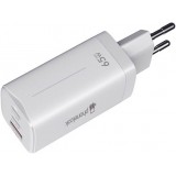Chargeur secteur GaN 65W 2x USB-C et 1x USB-A (Power Delivery) - PhoneLook - Blanc