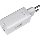 Ladegerät 65W GaN 2x USB-C und 1x USB (Power Delivery) - PhoneLook - Weiss