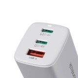 Ladegerät 65W GaN 2x USB-C und 1x USB (Power Delivery) - PhoneLook - Weiss