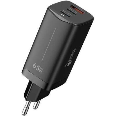 Chargeur secteur GaN 65W 2x USB-C et 1x USB-A (Power Delivery) - PhoneLook - Noir