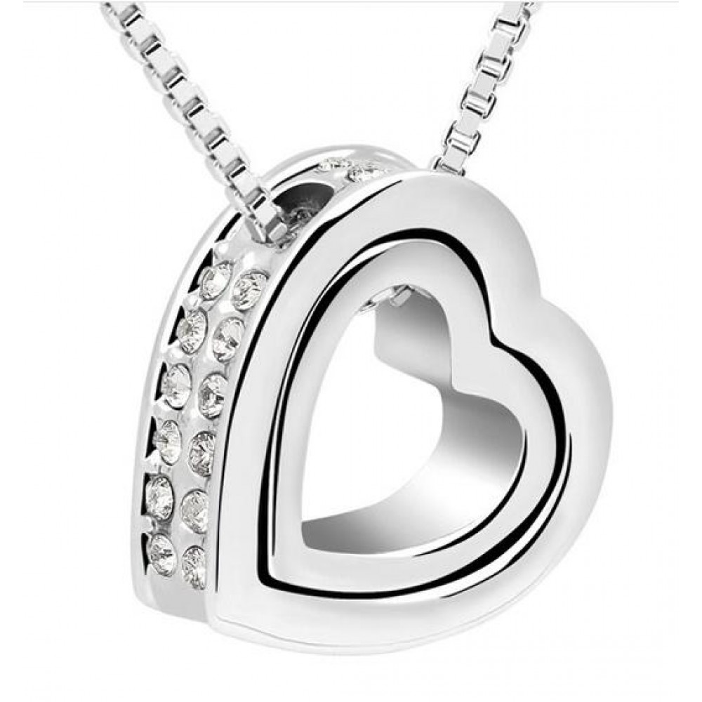 Collier Double Heart
