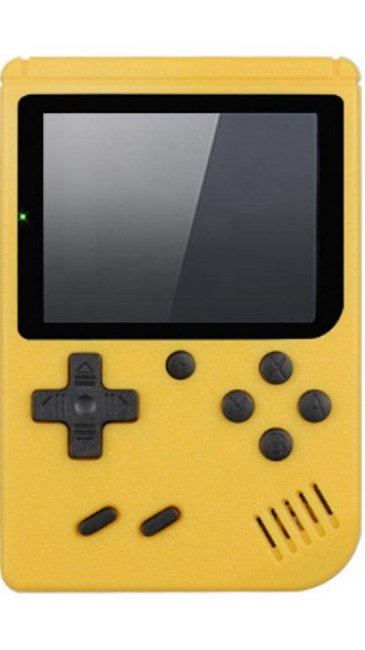 Console de jeux portable rétro - 8-bit Game Classics pour les trajets avec écran 3" TFT - Jaune