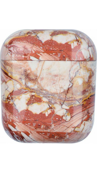 Coque AirPods 1 / 2 - Marble - Orange