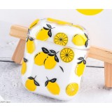 Coque AirPods 1 / 2 - Plastique transparent citrons
