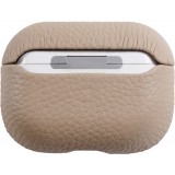 AirPods 3 Case Hülle - Schock absorbierend luxus case Echtleder - Beige