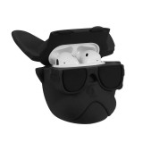 AirPods 1 / 2 Case Hülle - Bulldoggen-Sonnenbrille - Schwarz