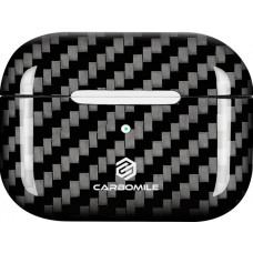 AirPods Pro Case Hülle - Carbomile Schutzhülle aus echtem Carbon - Schwarz